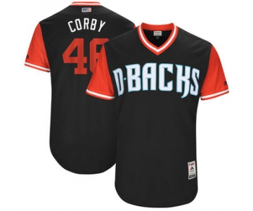 Men's Arizona Diamondbacks Patrick Corbin Corby Majestic Black 2017 Players Weekend Authentic Jersey