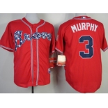 Atlanta Braves #3 Dale Murphy 2014 Red Cool Base Jersey