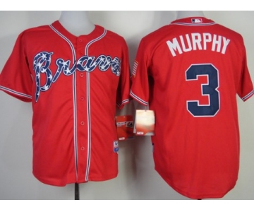 Atlanta Braves #3 Dale Murphy 2014 Red Cool Base Jersey