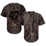 Atlanta Braves #47 Tom Glavine Camo Realtree Collection Cool Base Stitched MLB Jersey