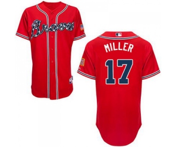 Men's Atlanta Braves #17 Shelby Miller 2014 Red Jersey