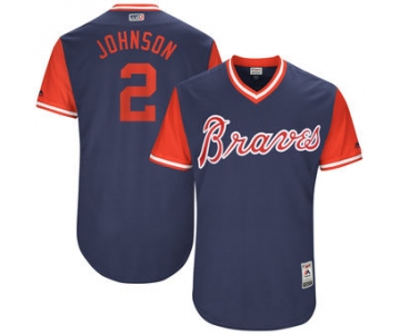 Men's Atlanta Braves Micah Johnson Johnson Majestic Navy 2017 Players Weekend Authentic Jersey