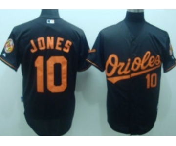 Baltimore Orioles #10 Adam Jones Black Jersey