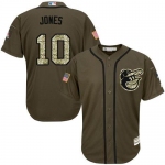 Baltimore Orioles #10 Adam Jones Green Salute to Service Stitched MLB Jersey