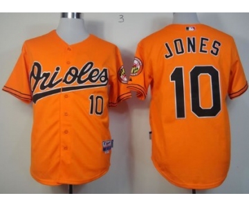 Baltimore Orioles #10 Adam Jones Orange Jersey