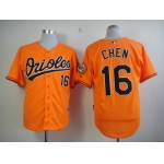 Baltimore Orioles #16 Wei-Yin Chen Orange Jersey