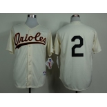 Baltimore Orioles #2 J.J. Hardy 1954 Cream Jersey