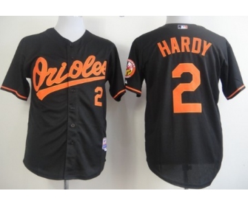 Baltimore Orioles #2 J.J. Hardy Black Jersey