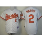 Baltimore Orioles #2 J.J. Hardy White Jersey