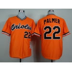 Baltimore Orioles #22 Jim Palmer 1982 Orange Throwback Jersey