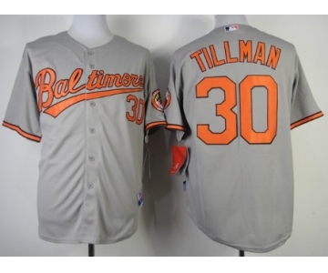 Baltimore Orioles #30 Chris Tillman Gray Jersey