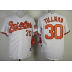 Baltimore Orioles #30 Chris Tillman White Jersey