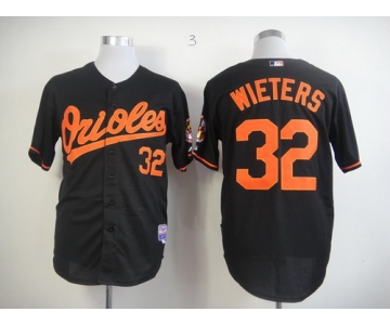Baltimore Orioles #32 Matt Wieters Black Jersey