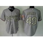 Baltimore Orioles #49 Dylan Bundy Gray With Camo Jersey