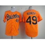 Baltimore Orioles #49 Dylan Bundy Orange Jersey