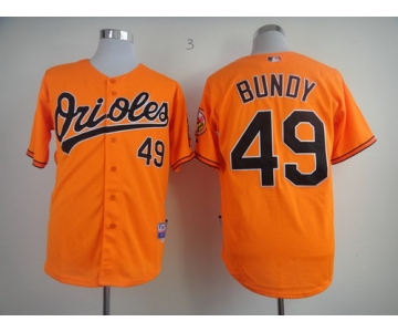 Baltimore Orioles #49 Dylan Bundy Orange Jersey