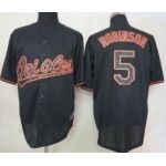 Baltimore Orioles #5 Brooks Robinson Black Fashion Jersey