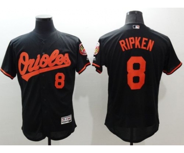 Men's Baltimore Orioles #8 Cal Ripken Black Flexbase Authentic Collection Stitched MLB Jersey