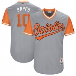 Men's Baltimore Orioles Adam Jones Pappo Majestic Gray 2017 Players Weekend Authentic Jersey