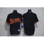 Men's Baltimore Orioles Blank Black 2016 Flexbase Majestic Baseball Jersey