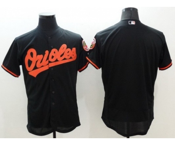 Men's Baltimore Orioles Blank Black Flexbase 2016 MLB Player Jersey