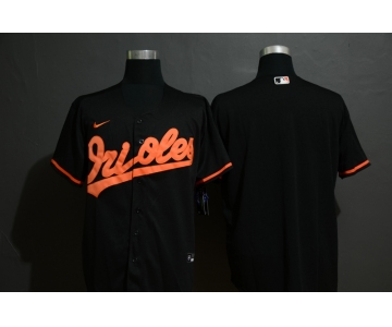 Men's Baltimore Orioles Blank Black Stitched MLB Cool Base Nike Jersey