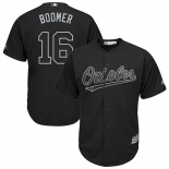 Orioles #16 Trey Mancini Black Boomer Players Weekend Cool Base Stitched Baseball Jersey