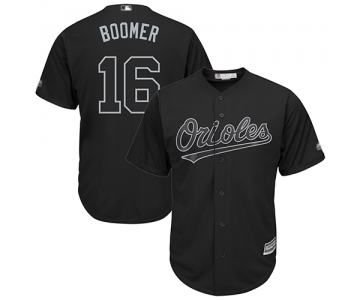 Orioles #16 Trey Mancini Black Boomer Players Weekend Cool Base Stitched Baseball Jersey