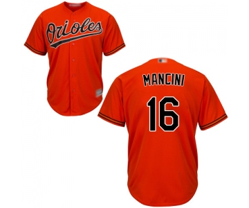 Orioles #16 Trey Mancini Orange New Cool Base Stitched Baseball Jersey