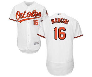 Orioles #16 Trey Mancini White Flexbase Authentic Collection Stitched Baseball Jersey