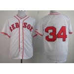 Boston Red Sox #34 David Ortiz 1936 White Jersey