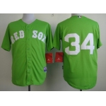 Boston Red Sox #34 David Ortiz 2013 Green Jersey