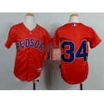 Boston Red Sox #34 David Ortiz 2014 Red Kids Jersey