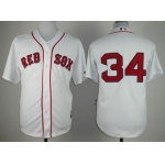 Boston Red Sox #34 David Ortiz White Jersey