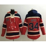 Men's Boston Red Sox #34 David Ortiz Red Baseball MLB Hoodie