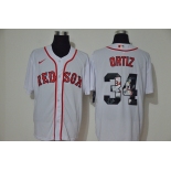 Men's Boston Red Sox #34 David Ortiz White Unforgettable Moment Stitched Fashion MLB Cool Base Nike Jersey