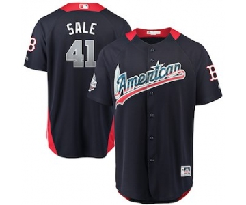 Men's American League #41 Chris Sale Majestic Navy 2018 MLB All-Star Game Home Run Derby Player Jersey