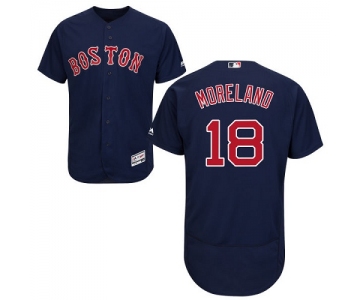 Boston Red Sox #18 Mitch Moreland Navy Blue Flexbase Authentic Collection Stitched Baseball Jersey