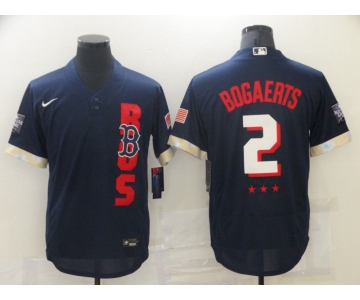 Men Boston Red Sox 2 Bogaerts Blue 2021 All Star Elite Nike MLB Jersey