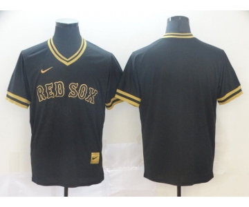 Men Boston Red Sox Blank Black gold Game Nike 2022 MLB Jersey