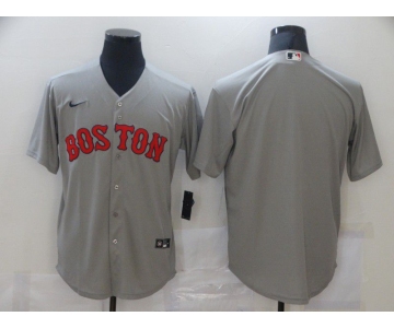 Men Boston Red Sox Blank Grey Game Nike MLB Jerseys