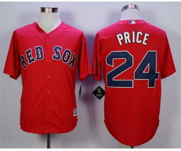 Men's Boston Red Sox #24 David Price Red New Cool Base Jersey