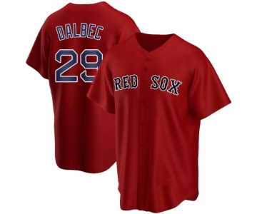 Men's Boston Red Sox #29  Bobby  Dalbec Red Stitched MLB Cool Base Nike Jersey