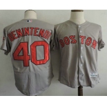 Men's Boston Red Sox #40 Andrew Benintendi Gray Road Stitched MLB 2016 Majestic Flex Base Jersey