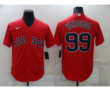 Men's Boston Red Sox #99 Alex Verdugo Red New Cool Base Stitched Nike Jersey