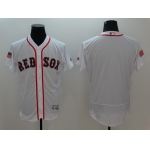 Men's Boston Red Sox Blank White Fashion Stars & Stripes 2016 Flexbase MLB Independence Day Jersey
