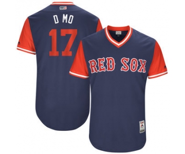 Men's Boston Red Sox Deven Marrero D Mo Majestic Navy 2017 Players Weekend Authentic Jersey
