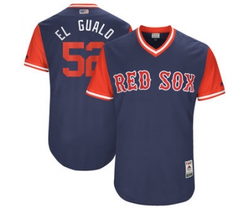 Men's Boston Red Sox Eduardo Rodriguez El Gualo Majestic Navy 2017 Players Weekend Authentic Jersey