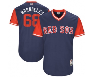 Men's Boston Red Sox Matt Barnes Barnacles Majestic Navy 2017 Players Weekend Authentic Jersey