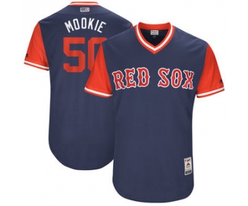 Men's Boston Red Sox Mookie Betts Mookie Majestic Navy 2017 Players Weekend Authentic Jersey